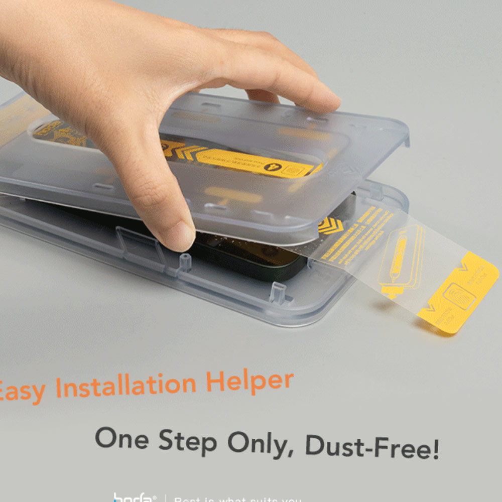 Picture of Apple iPhone 15 Pro 6.1 Screen Protector | Hoda 0.33mm 2.5D Full Coverage Gamer Matte Tempered Glass Screen Protector for Apple iPhone 15 Pro 6.1 (Matte)