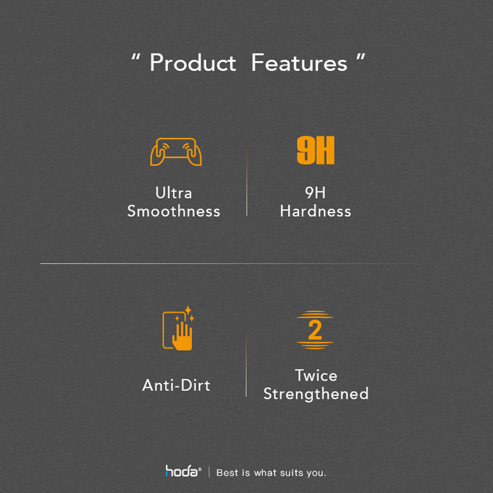 Picture of Apple iPhone 15 Pro 6.1 Screen Protector | Hoda 0.33mm 2.5D Full Coverage Gamer Matte Tempered Glass Screen Protector for Apple iPhone 15 Pro 6.1 (Matte)