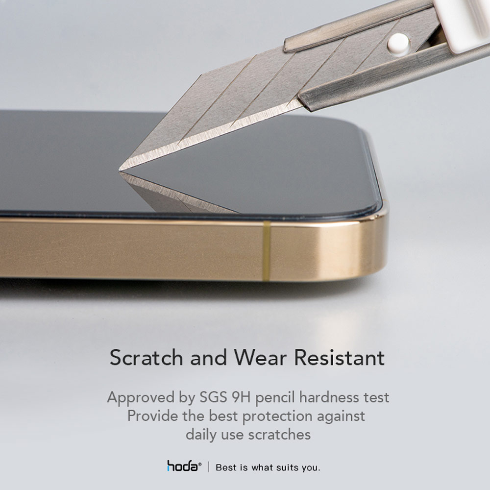 Picture of Apple iPhone 15 Pro 6.1 Screen Protector | Hoda 0.33mm 2.5D Full Coverage Gamer Matte Tempered Glass Screen Protector for Apple iPhone 15 Pro 6.1 (Matte)