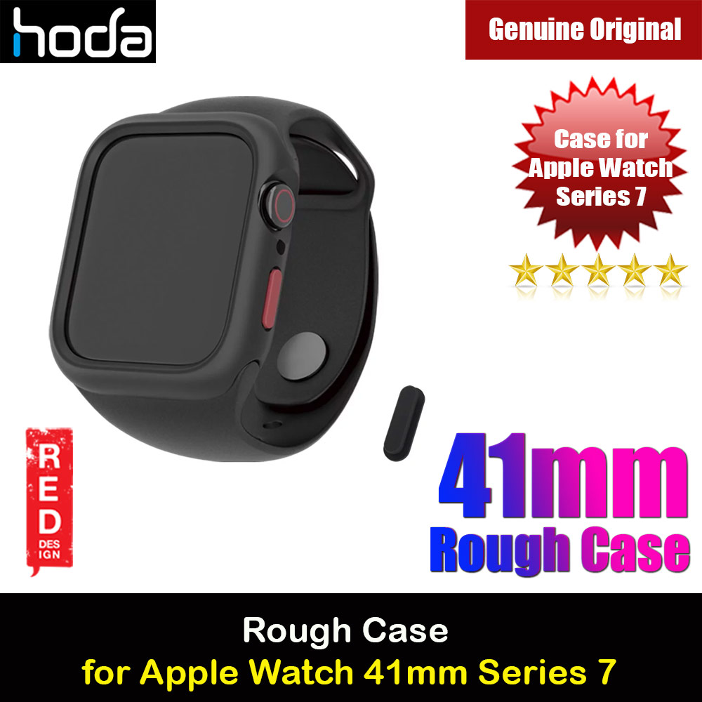Picture of Hoda Rough Case Apple Watch 41mm Series 7 Protection Case (Black) Apple Watch 41mm- Apple Watch 41mm Cases, Apple Watch 41mm Covers, iPad Cases and a wide selection of Apple Watch 41mm Accessories in Malaysia, Sabah, Sarawak and Singapore 
