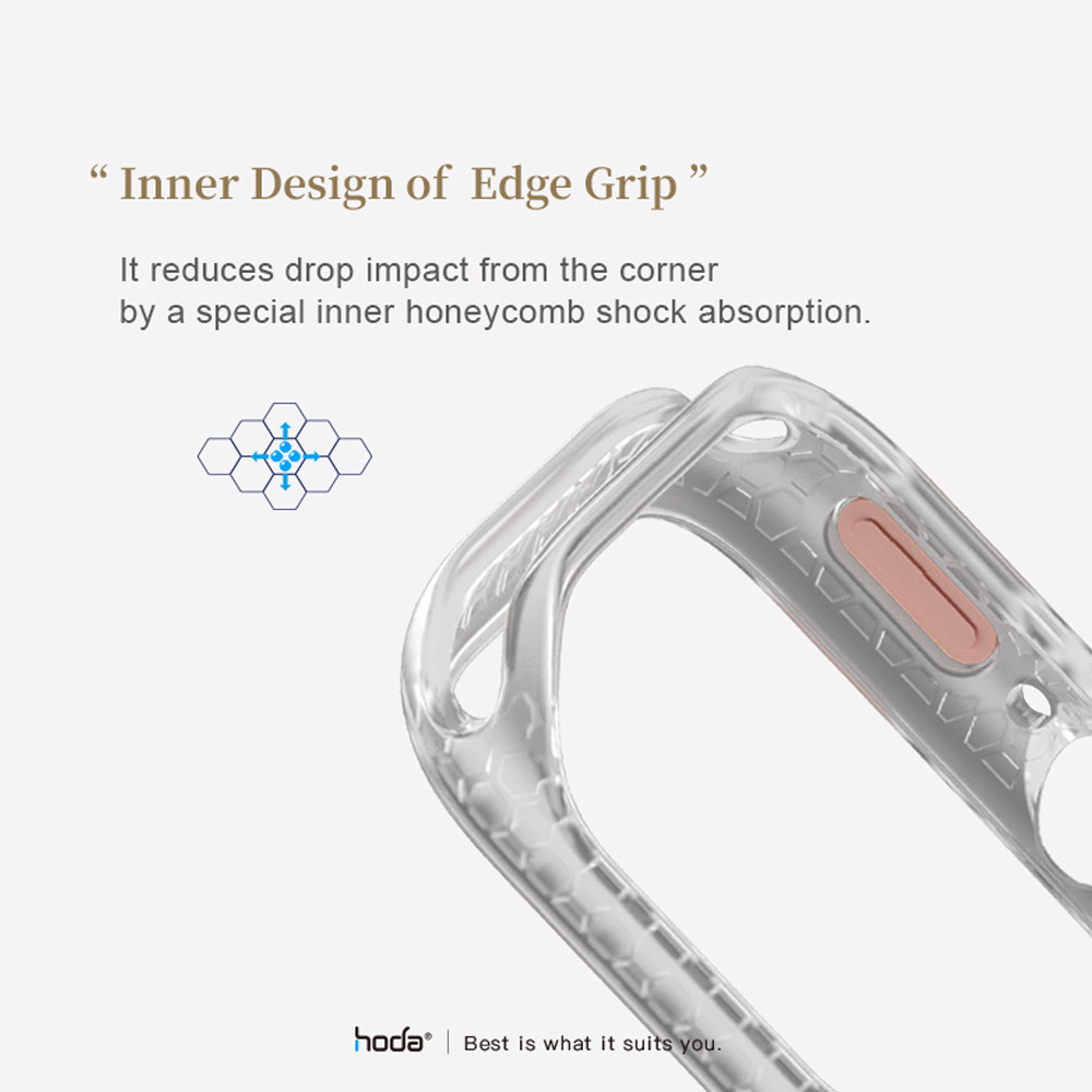 Picture of Apple Watch 41mm Case | Hoda Rough Case Apple Watch 41mm Series 7 Protection Case (Black)