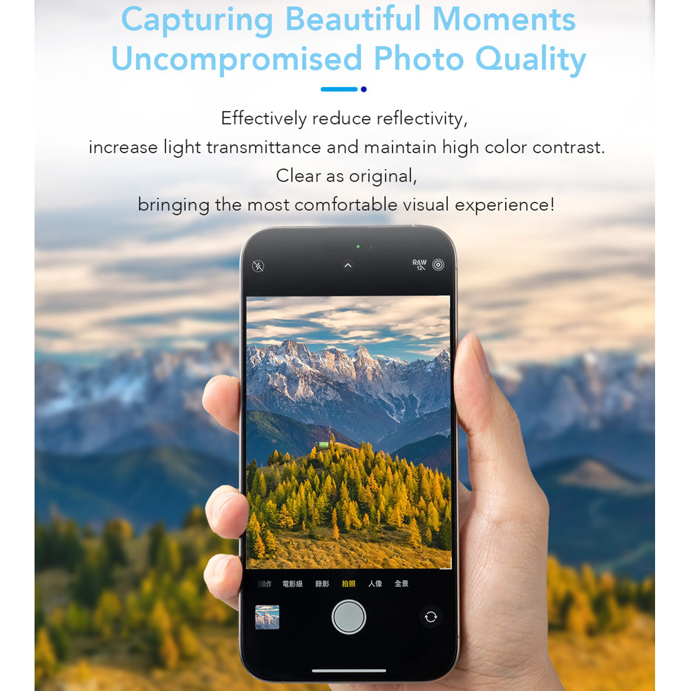 Picture of Apple iPhone 16 6.1  | Hoda Sapphire Lens Protector for iPhone 16 6.1 iPhone 16 Plus 6.7  (2PCS Black)