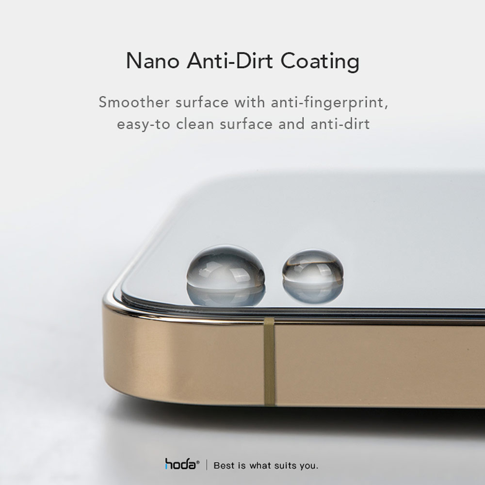 Picture of Apple iPhone 13 Pro Max 6.7 Screen Protector | Hoda 0.33mm 2.5D Anti Glare Matte Gaming Full Coverage Tempered Glass Screen Protector for Apple iPhone 13 Pro Max 6.7 iPhone 14 Plus 6.7  (Matte)