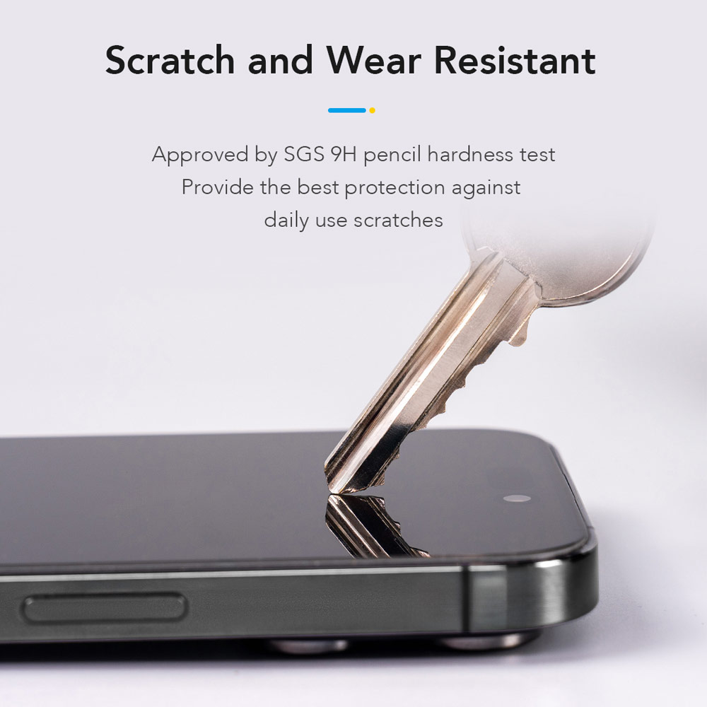 Picture of Apple iPhone 18 Pro Max Screen Protector | Hoda Full Coverage Tempered Glass Screen Protector for iPhone 18 Pro Max iPhone 17 Pro Max with Dust Free Helper - Clear