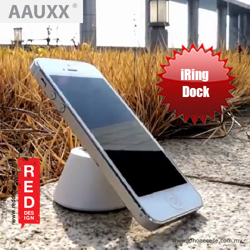 Picture of Korea iRing Dock - White Red Design- Red Design Cases, Red Design Covers, iPad Cases and a wide selection of Red Design Accessories in Malaysia, Sabah, Sarawak and Singapore 