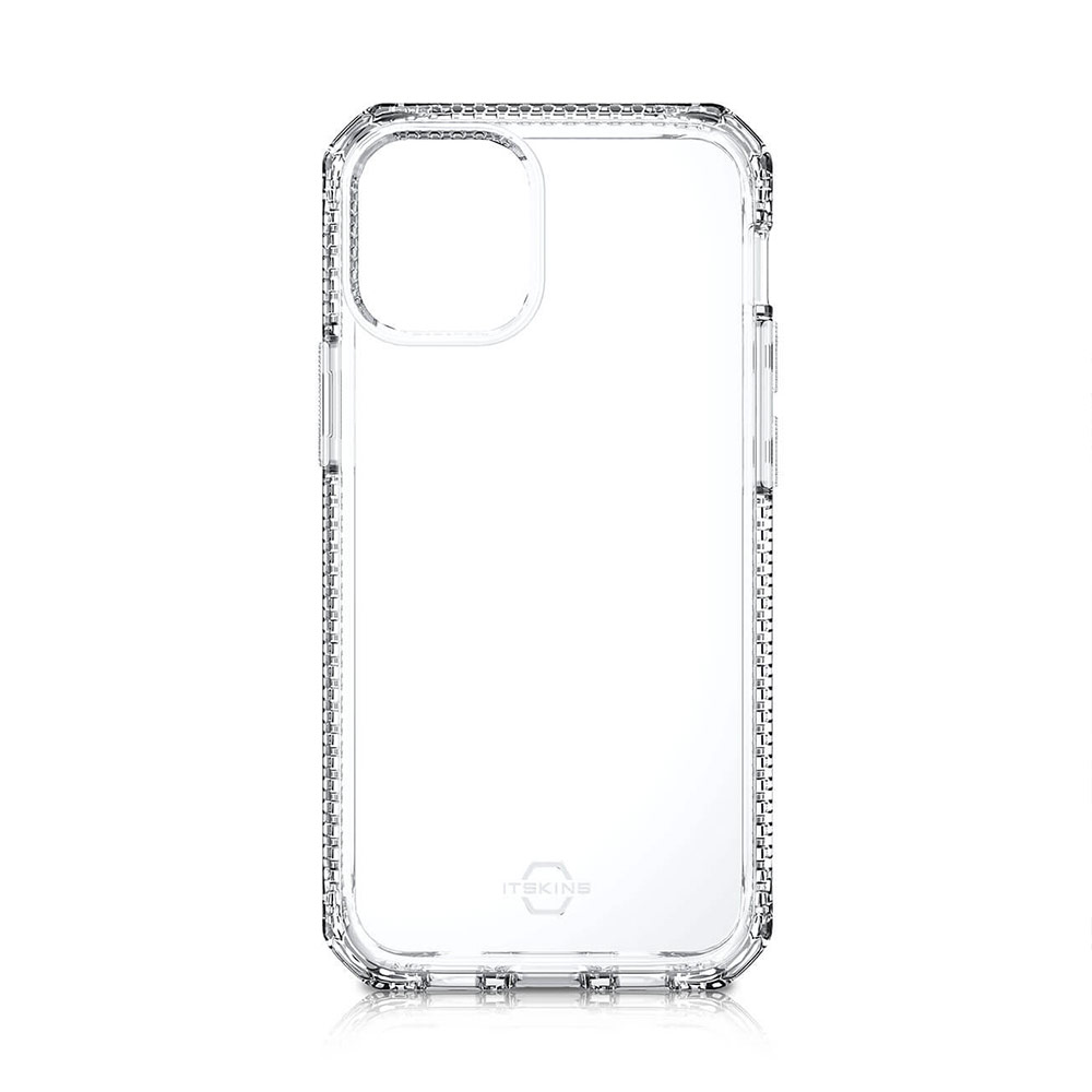 Picture of Apple iPhone 12 6.1 Case | ITSKINS SPECTRUM CLEAR ANTIMICROBIAL Certified Antishock Protection Case for Apple iPhone 12 iPhone 12 Pro 6.1 (Transparent)