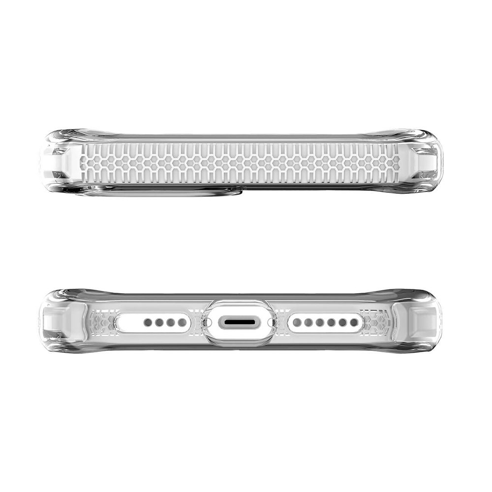 Picture of Apple iPhone 12 Pro Max 6.7 Case | ITSKINS SUPREME CLEAR  ANTIMICROBIAL Certified Extreme Impact Protection Case for Apple iPhone 12 Pro Max 6.7 (White Transparent)