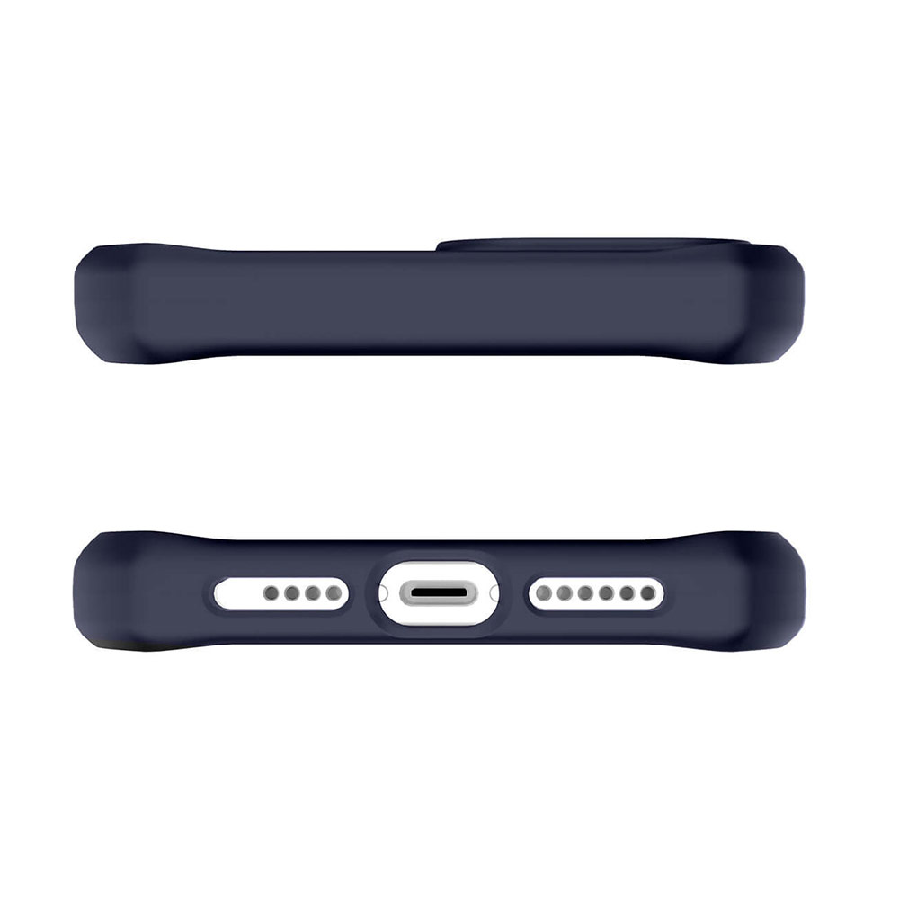 Picture of Apple iPhone 12 6.1 Case | ITSKINS HYBRID SOLID ANTIMICROBIAL Certified Antishock Protection Case for Apple iPhone 12 iPhone 12 Pro 6.1 (Plain Black transparent)