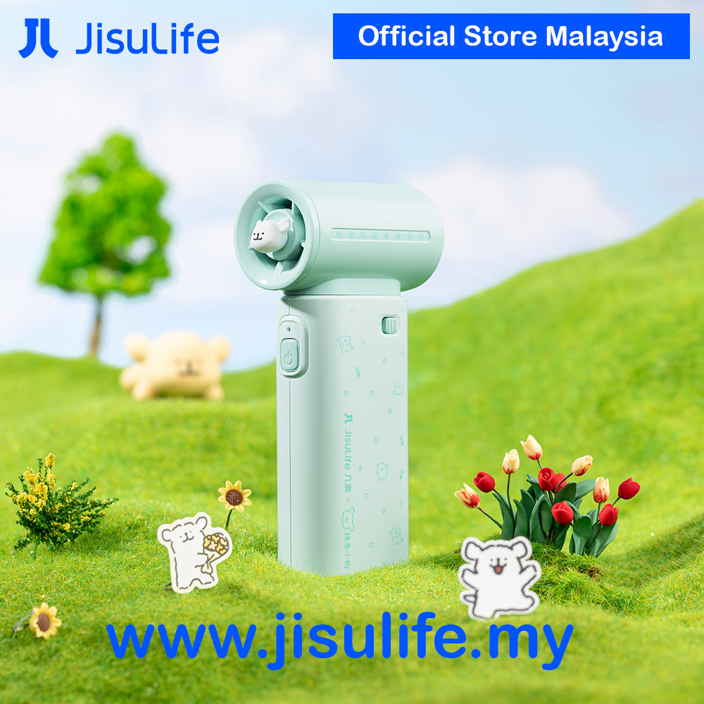Picture of Jisulife Malaysia Maltese Series Life9 Handheld Fan Ultra Mini Compact Small Pocket Size Portable Handheld Fan Kipas Pegang Tangan Angin Kuat (5000mah Green) Red Design- Red Design Cases, Red Design Covers, iPad Cases and a wide selection of Red Design Accessories in Malaysia, Sabah, Sarawak and Singapore 