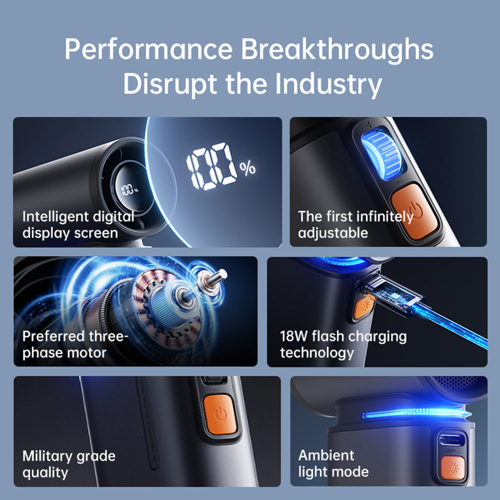 Picture of Jisulife Malaysia Super Power 100 Speed Ultra Ultra1 Turbo Strong Wind Portable Fast Charge Rechargeble 9000mAh Hidden Blade High Quality Handheld Mini Fan As Hair Dryer for Outdoor Indoor Badminton Court Concert Picnic Camping FA55 (Bright Brown)