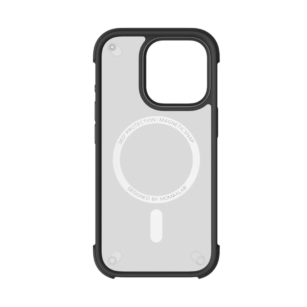 Picture of Apple iPhone 16 Pro Max 6.9 Case | Momax CaseForm Air Magnetic Case Tough Drop Protective Case iPhone 16 Pro Max 6.9 (Black)
