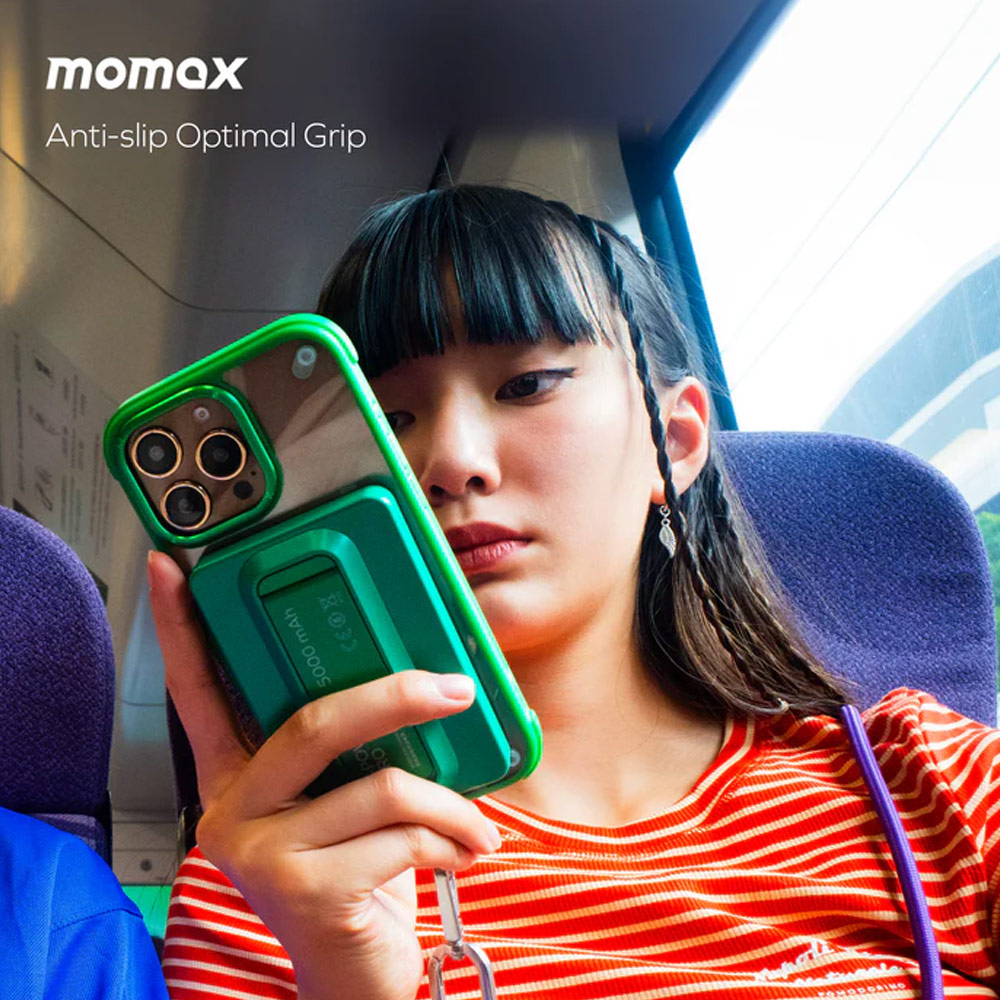 Picture of Apple iPhone 16 Pro Max 6.9 Case | Momax CaseForm Air Magnetic Case Tough Drop Protective Case iPhone 16 Pro Max 6.9 (Gray)