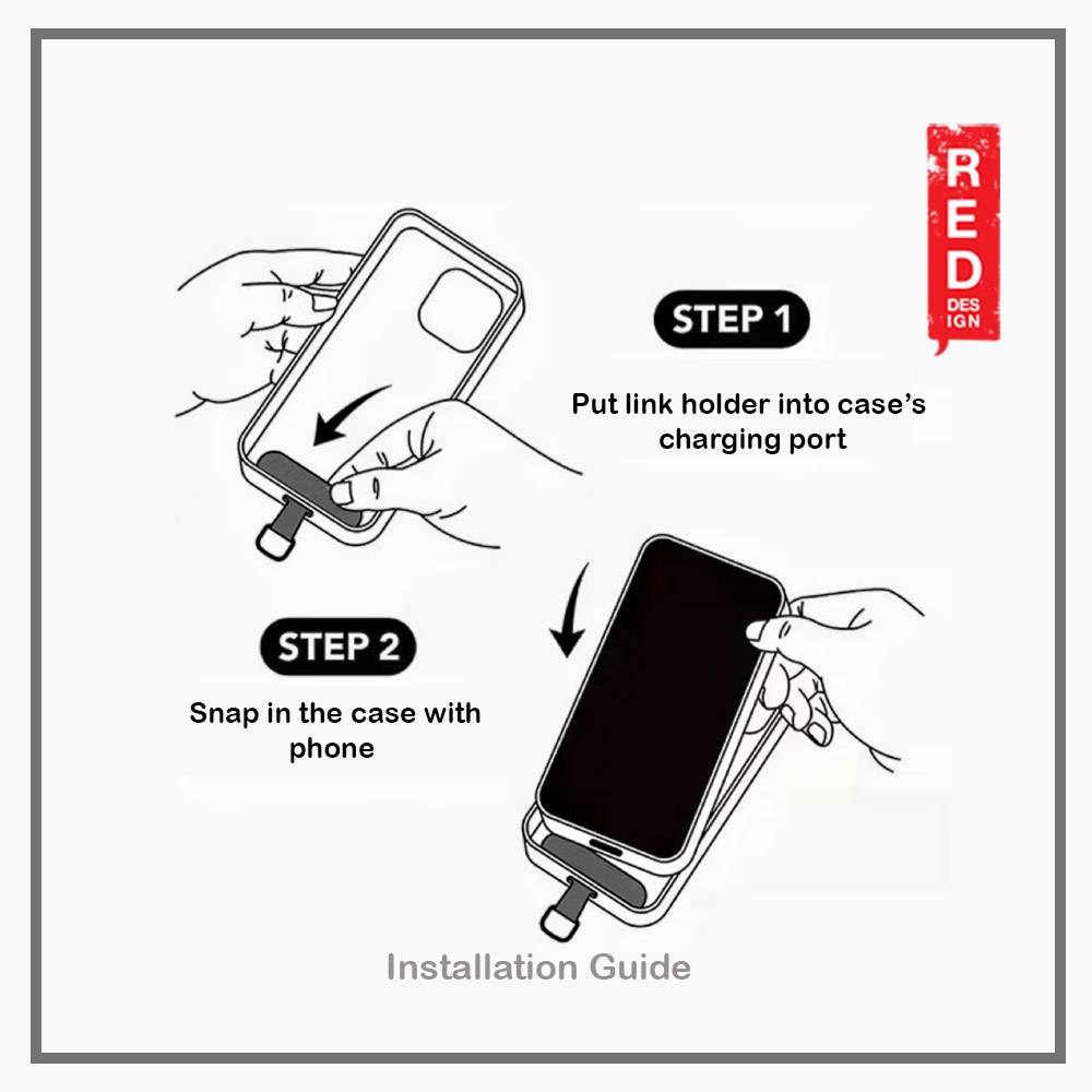 Picture of Red Design Selected Shoulder Lanyard Strap Crossbody Nylon Strap 150cm (Black)
