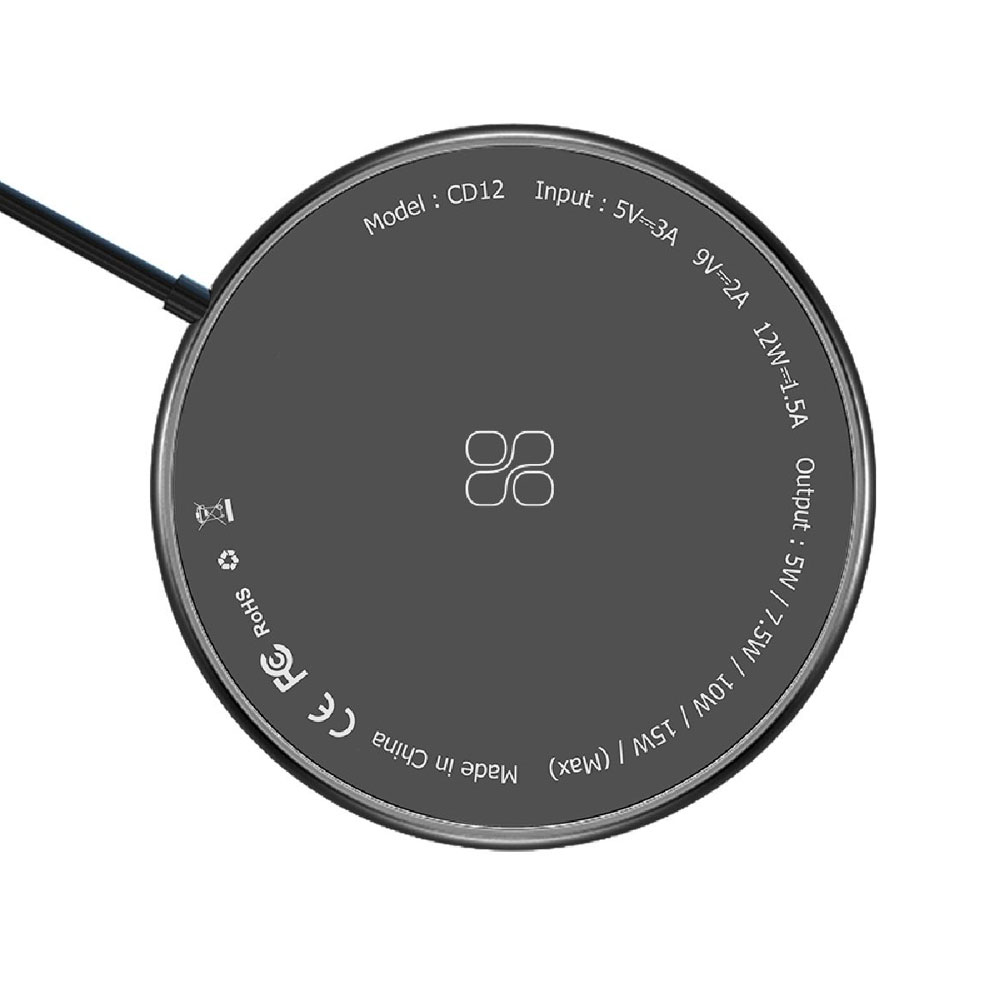 Picture of Apple Watch 49mm	Ultra Charger | Promate Magnetic Wireless Charger 15W Fast Wireless Charging Pad Compatible with Mag Safe for iPhone 13 14 Pro Max with Anti-Fall Strong Magnetic Design and USB-C™ Port for iPhone Samsung AirPods Pro MagTag-15W (Black)