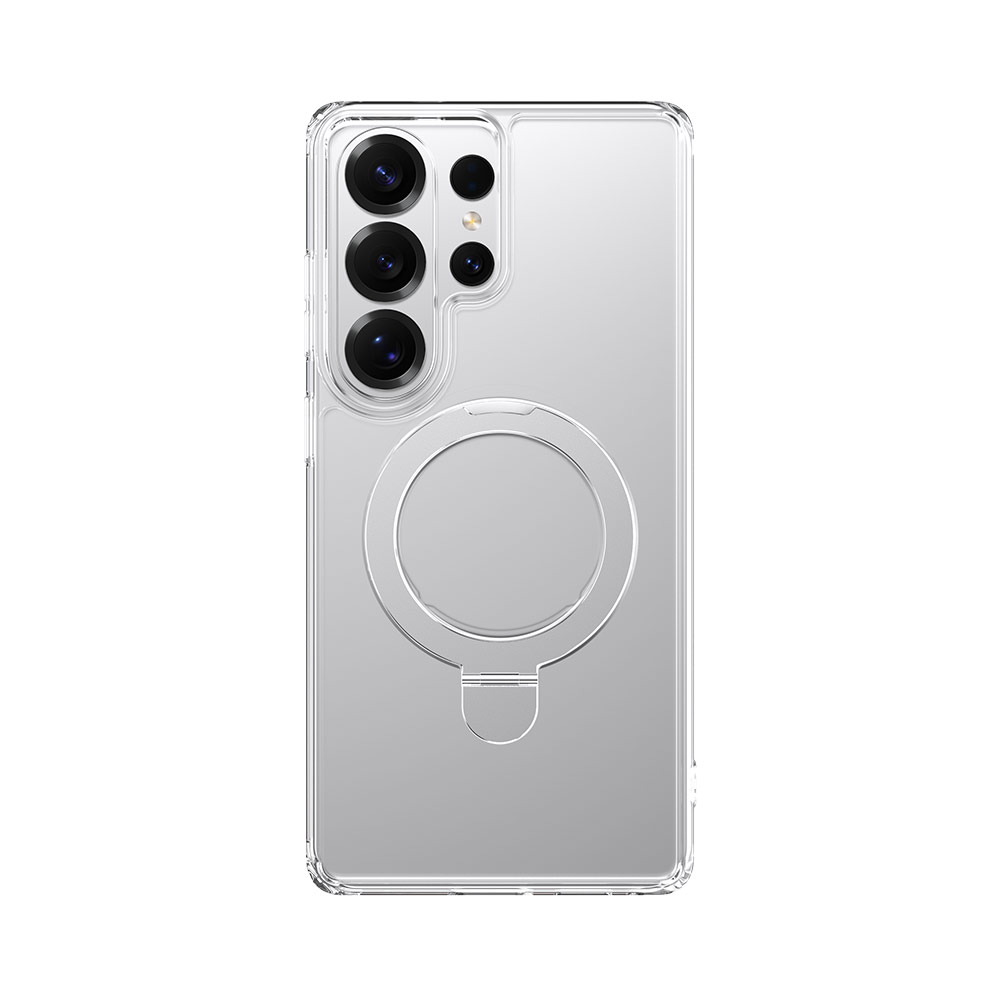Picture of Samsung Galaxy S26 Ultra Case | Raptic Air Stand Magnetic Compatible Drop Protection Case for Samsung Galaxy S26 Ultra (Clear)