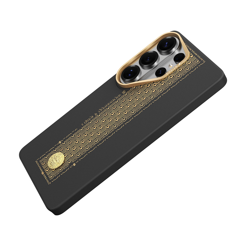 Picture of Samsung Galaxy S26 Ultra Case | Raptic Aramid Geotic Skin Magnetic Compatible Protection Case for Samsung Galaxy S26 Ultra (Fortune)