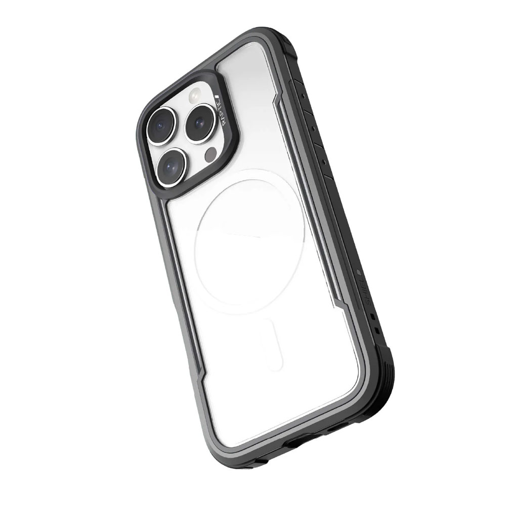 Picture of Apple iPhone 16 Pro Max 6.9 Case | Raptic Shield MgSafe Magnetic Compatible Tough  Metal Frame Protection Case for iPhone 16 Pro Max 6.9 (Black)