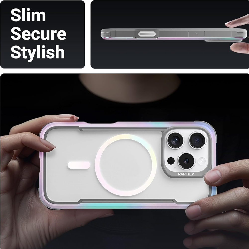 Picture of Apple iPhone 16 Pro Max 6.9 Case | Raptic Shield 2.0 MgSafe Magnetic Compatible Drop Protection Case for iPhone 16 Pro Max 6.9 (Quartz)