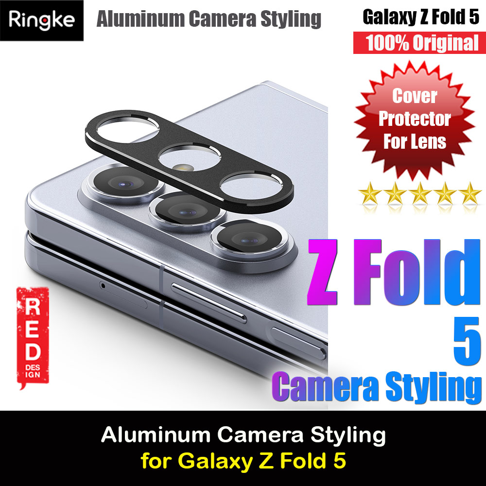 Picture of Ringke Aluminum Camera Styling Camera Lens Protector for Samsung Galaxy Z Fold 5 (Black) Samsung Galaxy Z Fold 5- Samsung Galaxy Z Fold 5 Cases, Samsung Galaxy Z Fold 5 Covers, iPad Cases and a wide selection of Samsung Galaxy Z Fold 5 Accessories in Malaysia, Sabah, Sarawak and Singapore 