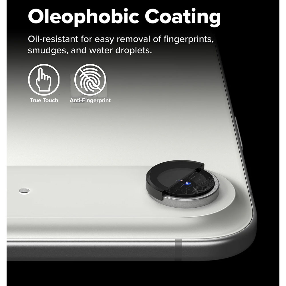 Picture of Apple iPhone Air 6.5  | Ringke Camera Lens Frame Glass Protector with Easy Installation for iPhone Air 6.5 (Black)