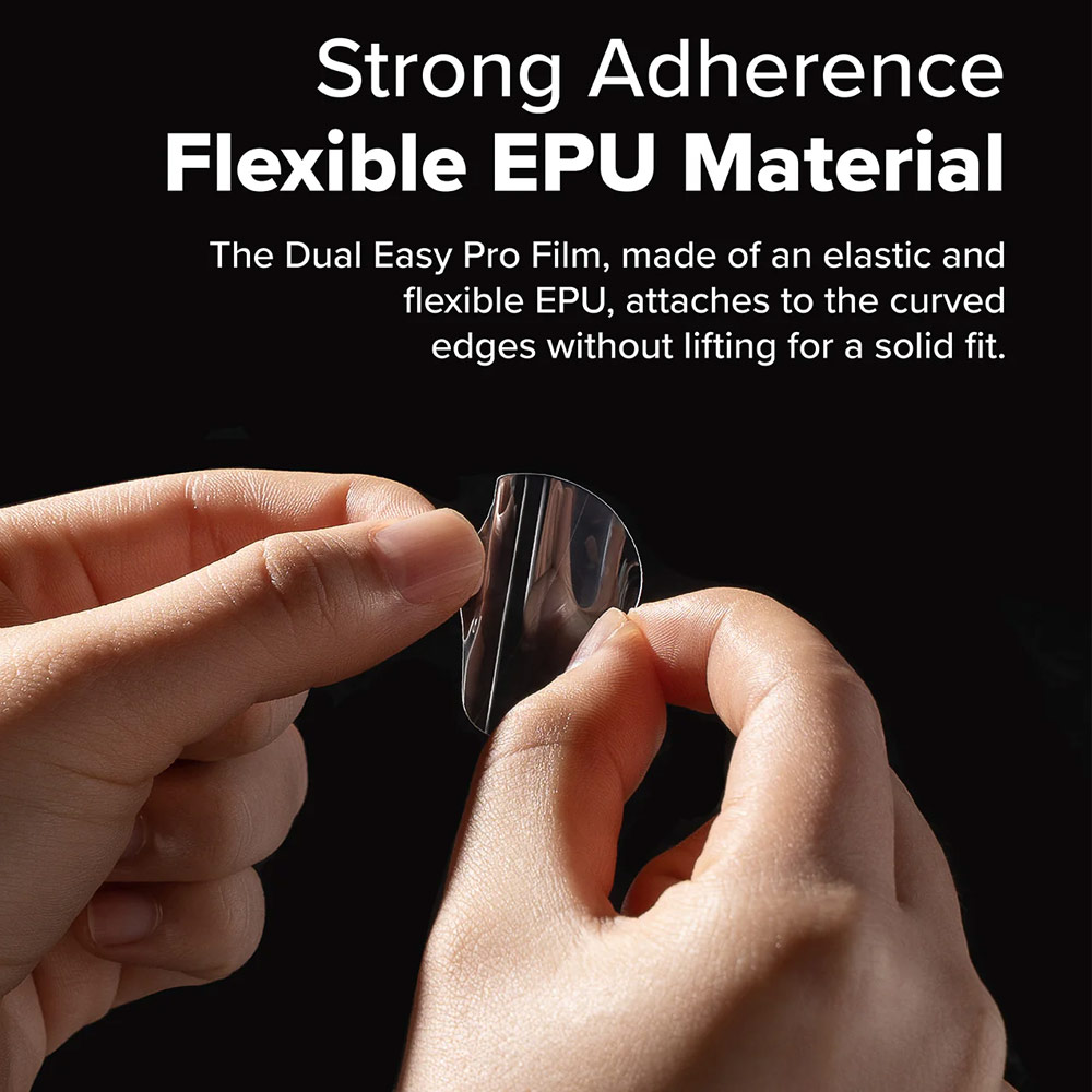 Picture of Google Pixel Watch 41mm Screen Protector | Ringke Screen Protector Dual Easy Film Pro High Quality EPU Self Healing Anti Finger Print Soft Screen Protector for Google Pixel Watch 4 41mm (Clear) 2pcs