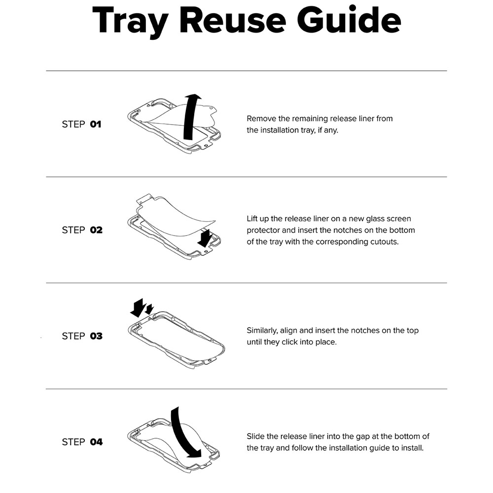 Picture of OnePlus 15 Screen Protector | Ringke Easy Slide Tempered Glass Screen Protector for OnePlus 15 (2 Pack)