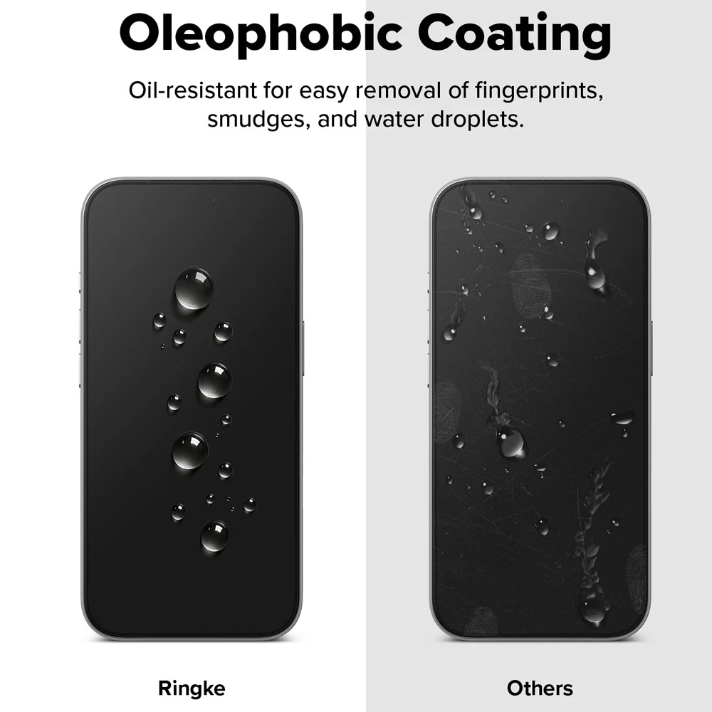 Picture of Apple iPhone 17 6.3 Screen Protector | Ringke Easy Slide Tempered Glass Screen Protector for iPhone 17 6.3  (Clear) 2pcs