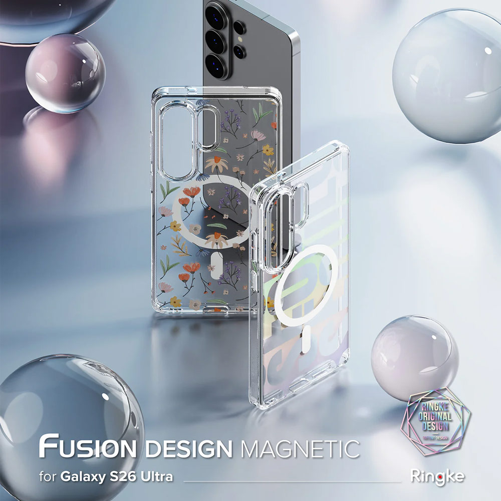 Picture of Samsung Galaxy S26 Ultra Case | Ringke Fusion Design Magnetic Transparent Protection Case for Samsung Galaxy S26 Ultra (Seoul)
