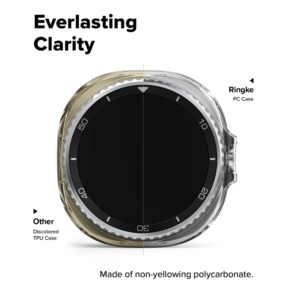 Picture of Samsung Galaxy Watch 8 Classic 46mm Case | Ringke Slim Protection Case for Samsung Galaxy Watch 8 Classic 46mm (Clear Alpine Clear)