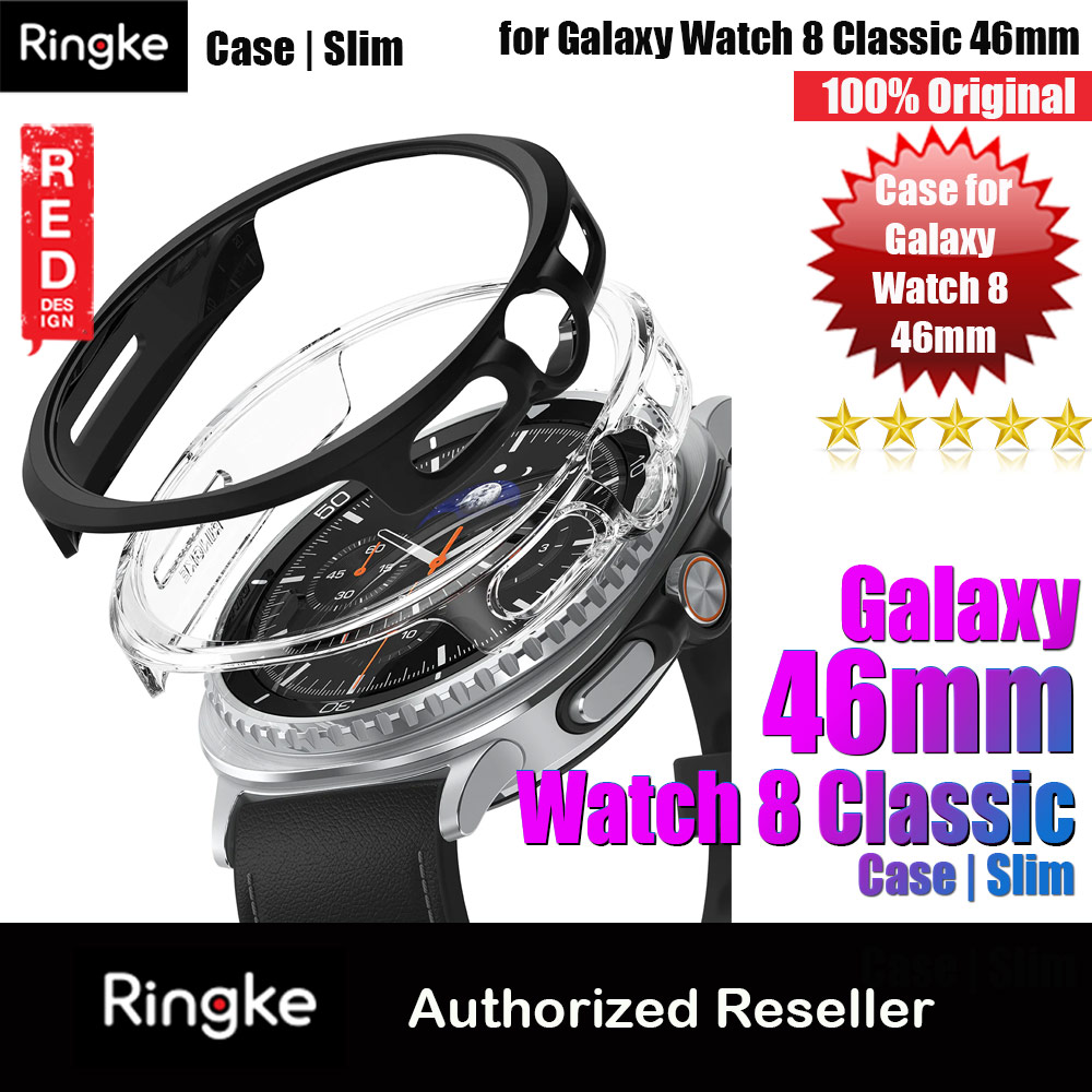 Picture of Ringke Slim Protection Case for Samsung Galaxy Watch 8 Classic 46mm (Clear Matte Black) Samsung Galaxy Watch 8 Classic 46mm- Samsung Galaxy Watch 8 Classic 46mm Cases, Samsung Galaxy Watch 8 Classic 46mm Covers, iPad Cases and a wide selection of Samsung Galaxy Watch 8 Classic 46mm Accessories in Malaysia, Sabah, Sarawak and Singapore 