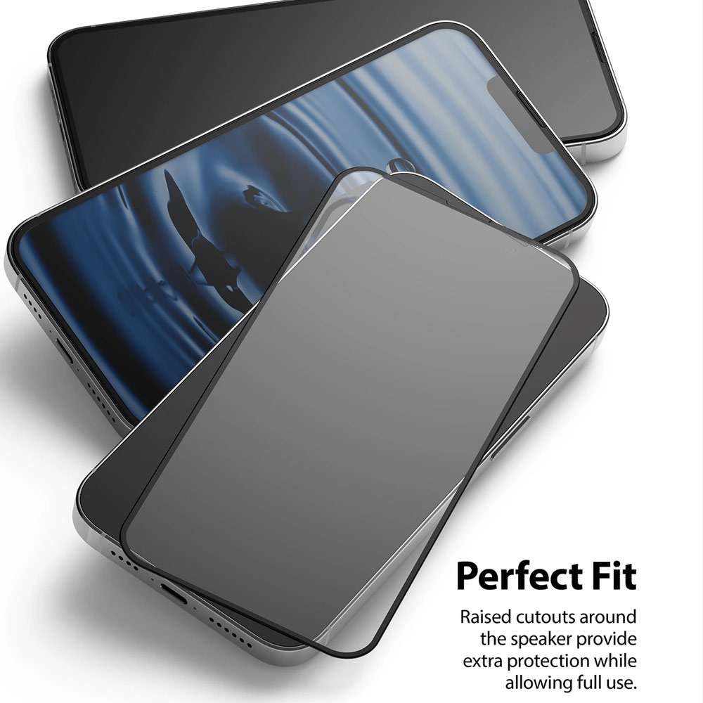 Picture of Apple iPhone 13 6.1 Screen Protector | Ringke Invisible Defender Glass Tempered Glass Screen Protector for Apple iPhone 13 iPhone 13 Pro 6.1 (Clear)