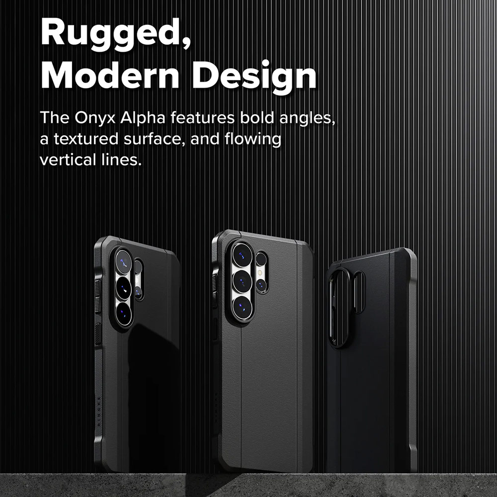 Picture of Samsung Galaxy S26 Ultra Case | Ringke Onyx Alpha Magnetic Drop Protection Case for Samsung Galaxy S26 Ultra (Black)