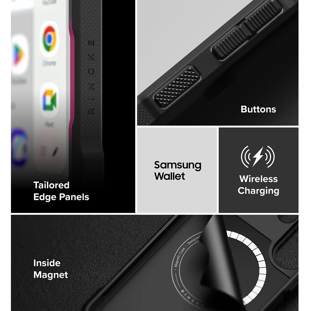 Picture of Samsung Galaxy S26 Ultra Case | Ringke Onyx Alpha Magnetic Drop Protection Case for Samsung Galaxy S26 Ultra (Black)