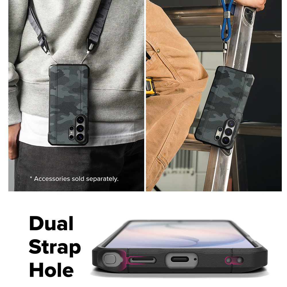 Picture of Samsung Galaxy S26 Ultra Case | Ringke Onyx Alpha Magnetic Drop Protection Case for Samsung Galaxy S26 Ultra (Camo Black)