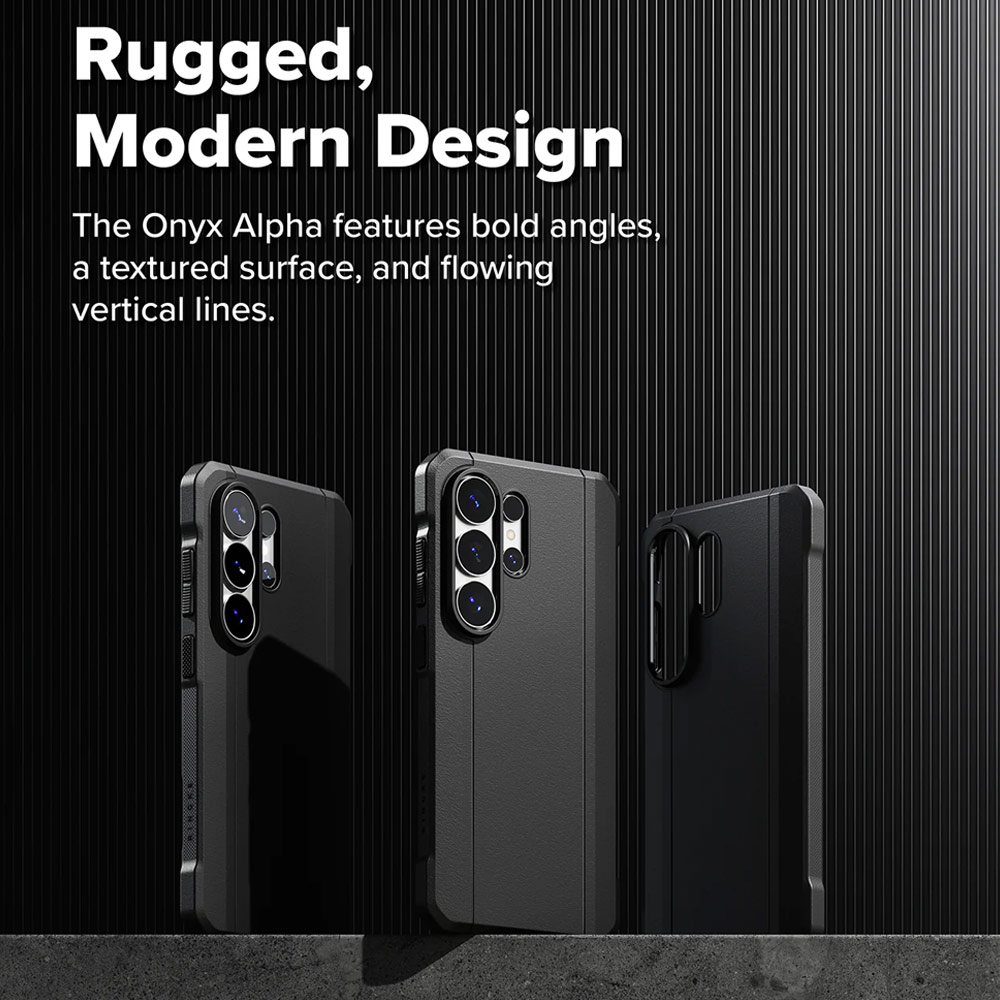 Picture of Samsung Galaxy S26 Ultra Case | Ringke Onyx Alpha Drop Protection Case for Samsung Galaxy S26 Ultra (Black)