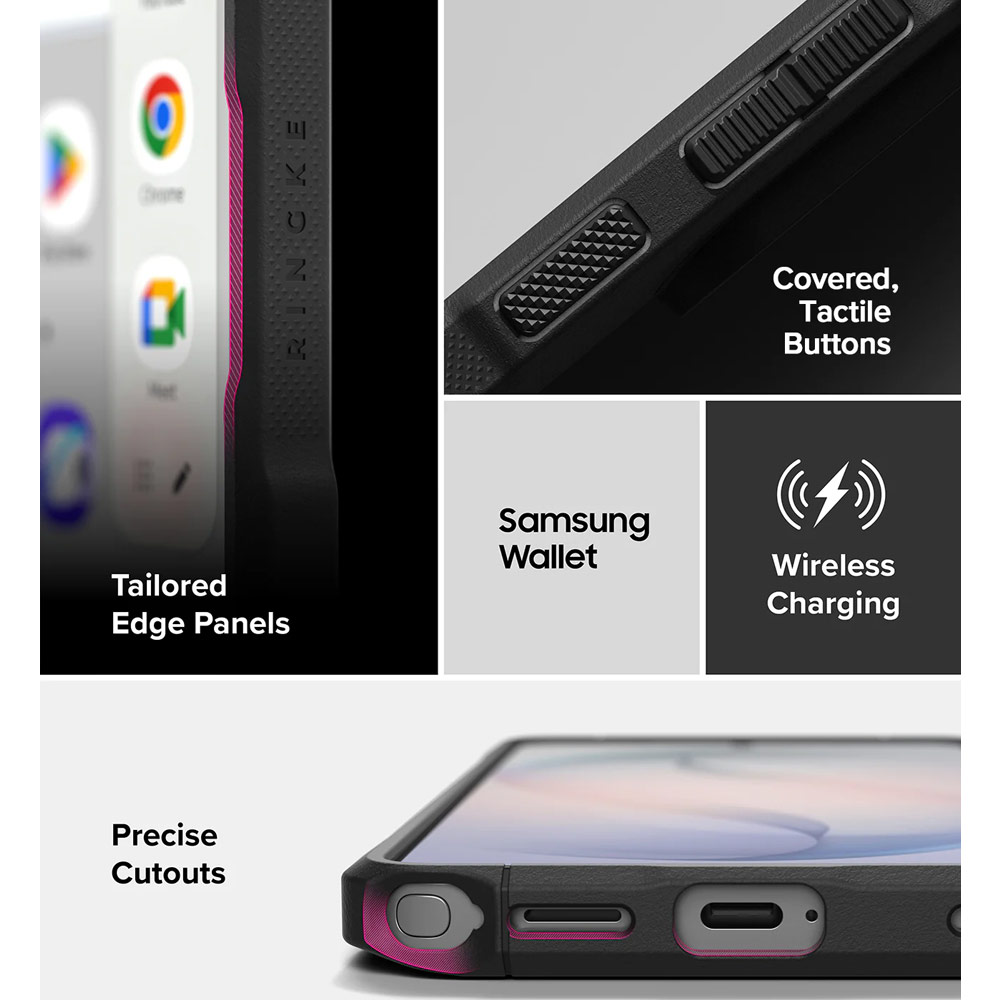 Picture of Samsung Galaxy S26 Ultra Case | Ringke Onyx Alpha Drop Protection Case for Samsung Galaxy S26 Ultra (Black)