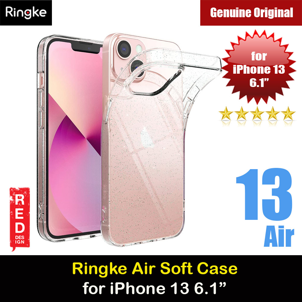 Picture of Ringke Air Soft TPU Protection Case for Apple iPhone 13 6.1 (Glitter Clear) Apple iPhone 13 6.1- Apple iPhone 13 6.1 Cases, Apple iPhone 13 6.1 Covers, iPad Cases and a wide selection of Apple iPhone 13 6.1 Accessories in Malaysia, Sabah, Sarawak and Singapore 