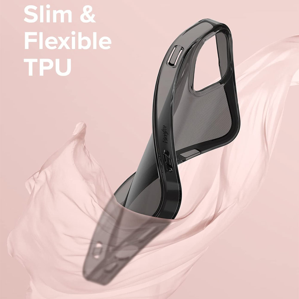 Picture of Apple iPhone 13 6.1 Case | Ringke Air Soft TPU Protection Case for Apple iPhone 13 6.1 (Smoke Black)