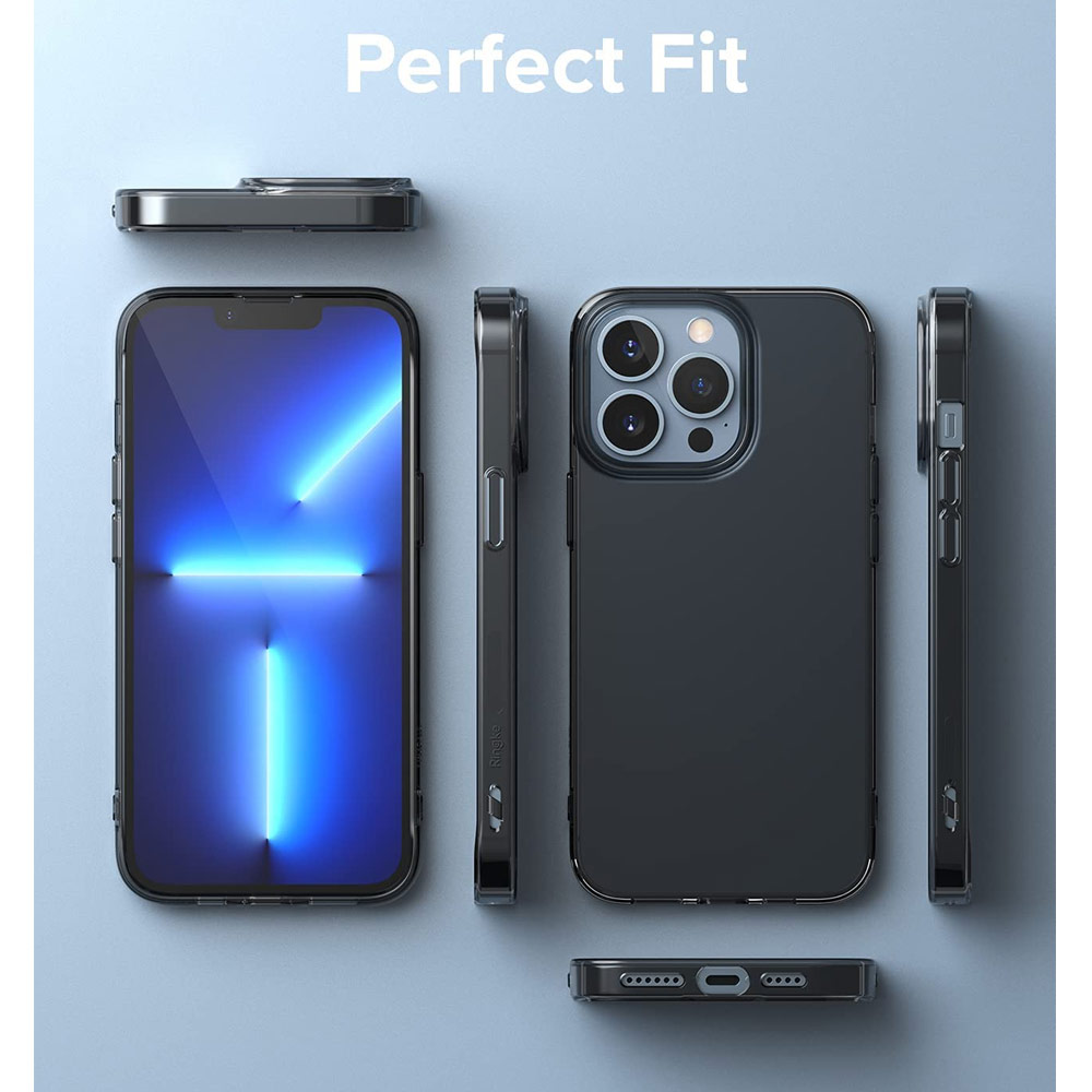 Picture of Apple iPhone 13 Pro Max 6.7 Case | Ringke Air Soft TPU Protection Case for Apple iPhone 13 Pro Max 6.7 (Smoke Black)