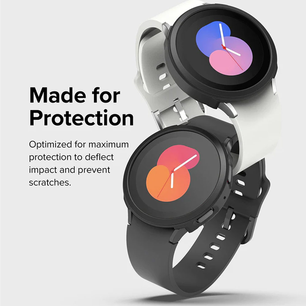 Picture of Samsung Galaxy Watch 5 44mm Case | Ringke Air Sports Flexible TPU Material Protection Case for Samsung Galaxy Watch 5 Series 44mm (Black)