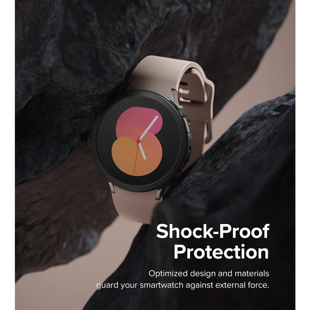 Picture of Samsung Galaxy Watch 5 44mm Case | Ringke Air Sports Flexible TPU Material Protection Case for Samsung Galaxy Watch 5 Series 44mm (Black)