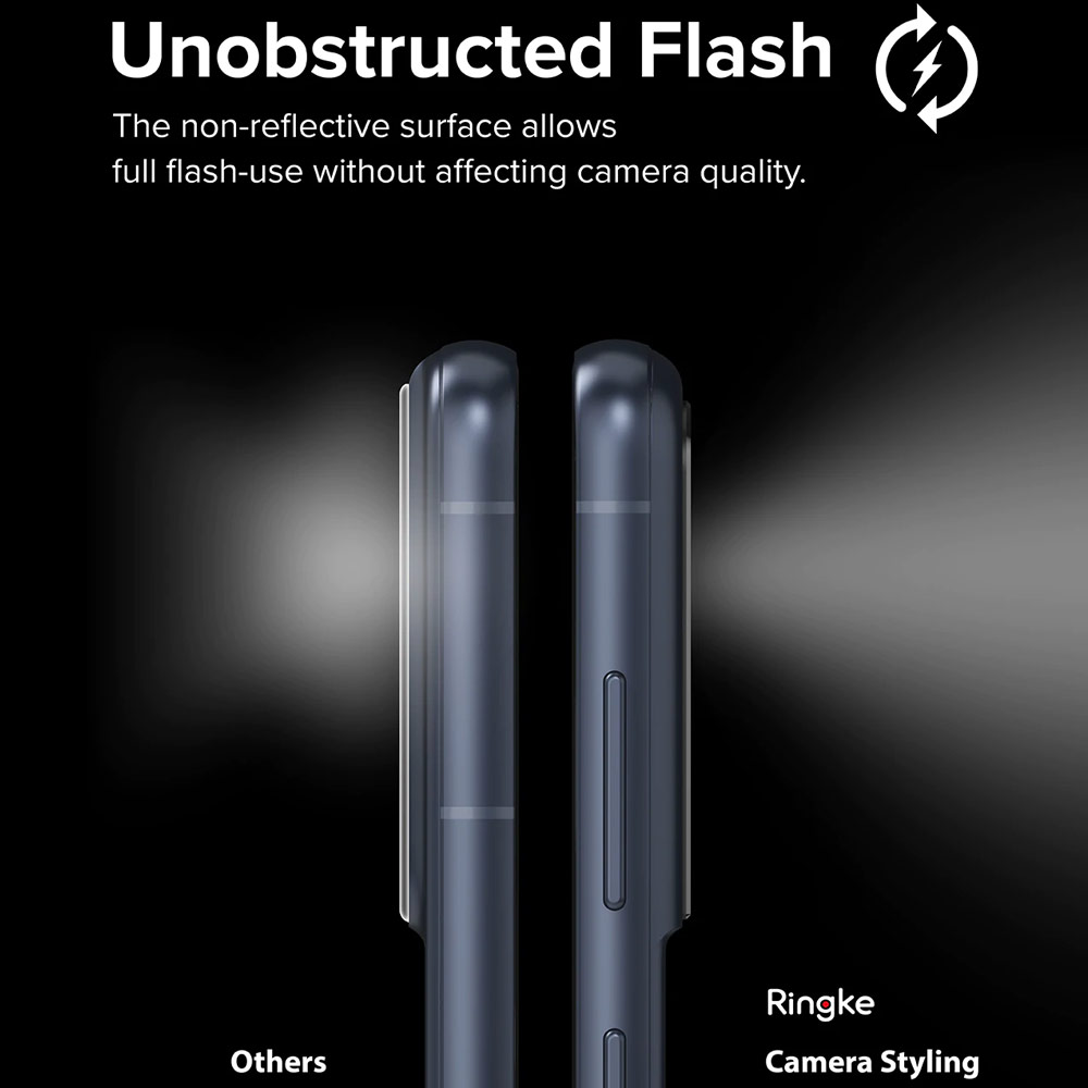 Picture of Samsung Galaxy S21 FE  | Ringke Camera Styling Aluminum Bezel Protector for Samsung Galaxy 21 FE (Black)