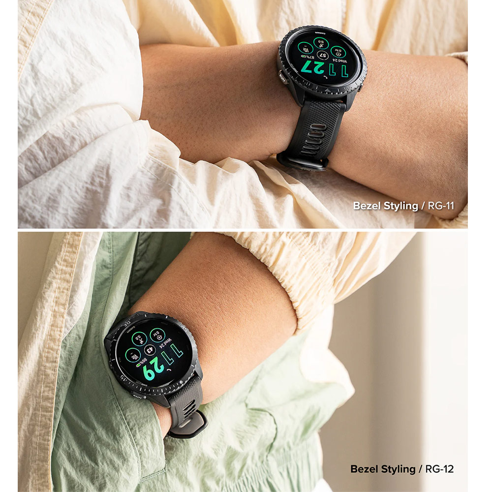 Picture of Garmin Forerunner 265  | Ringke Slim and Lightweight Design Stainless Steel Bezel for Garmin Forerunner 265 (RG12)