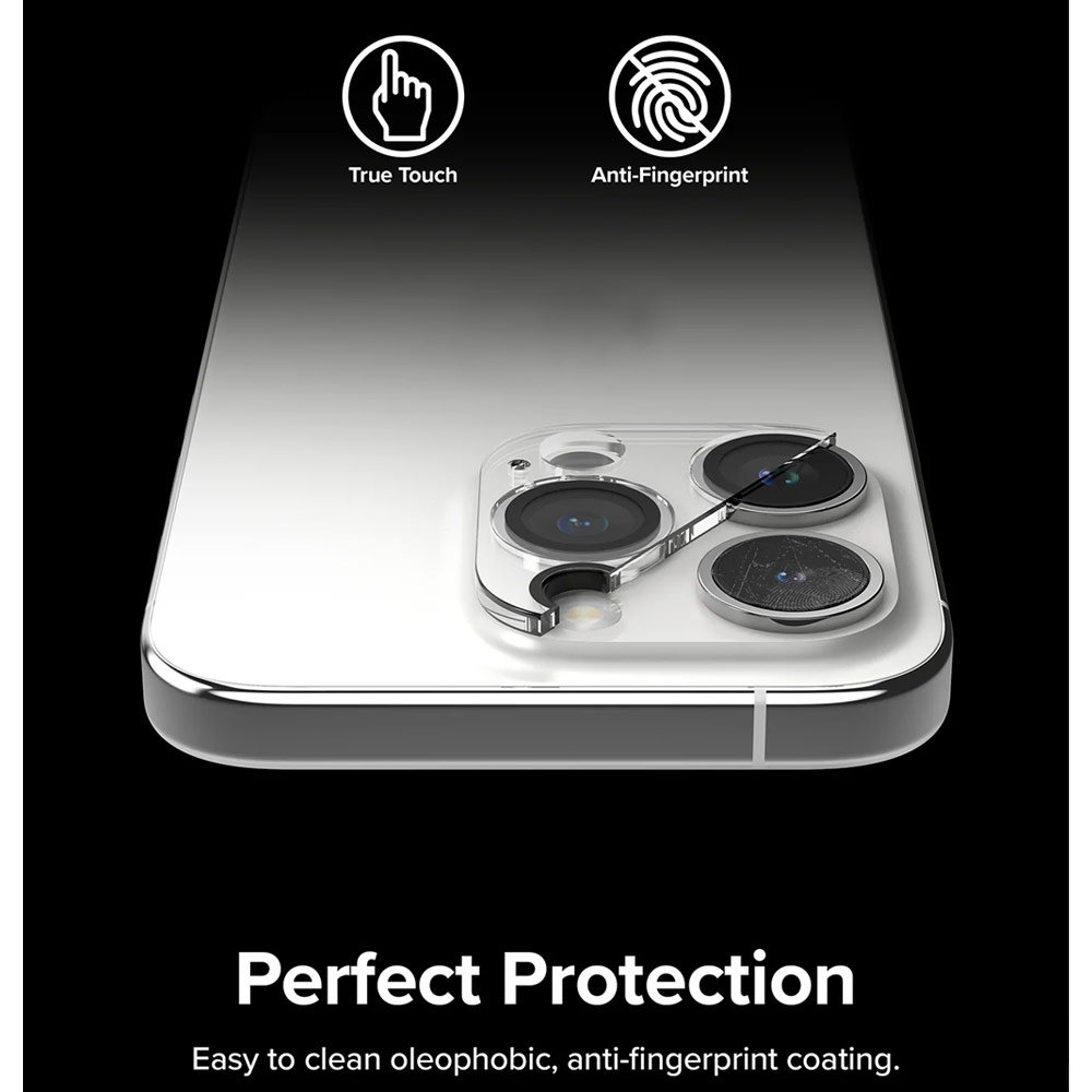 Picture of Apple iPhone 15 Pro 6.1  | Ringke Camera Glass Protector for 15 Pro (Clear)