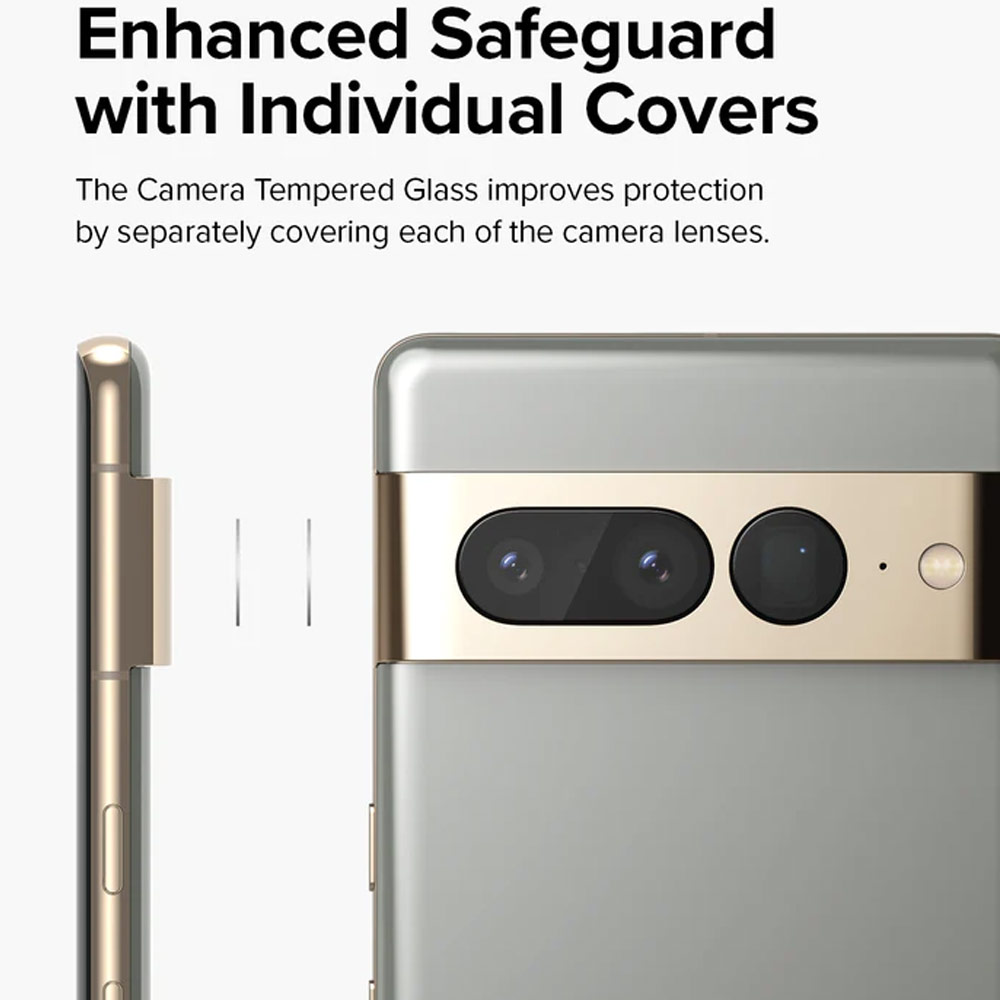Picture of Google Pixel 7 Pro  | Ringke Camera Protector Tempered Glass for Google Pixel 7 Pro (Clear 3pcs Pack)