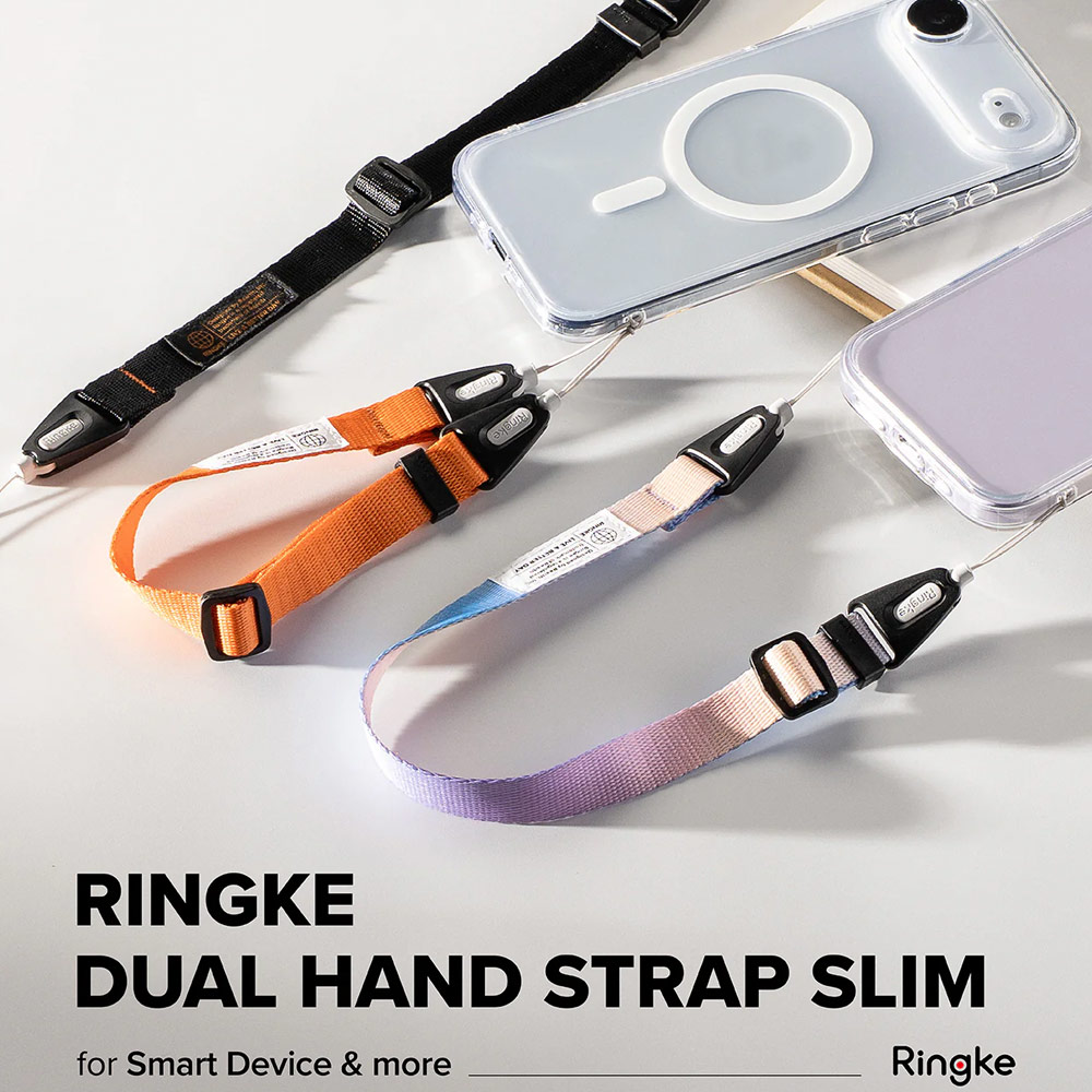 Picture of Ringke High density polyester Dual Hand Strap for Perfect for daily use traveling hiking smartphone Jisulife Portable Handheld Fan Strap (Aurora)
