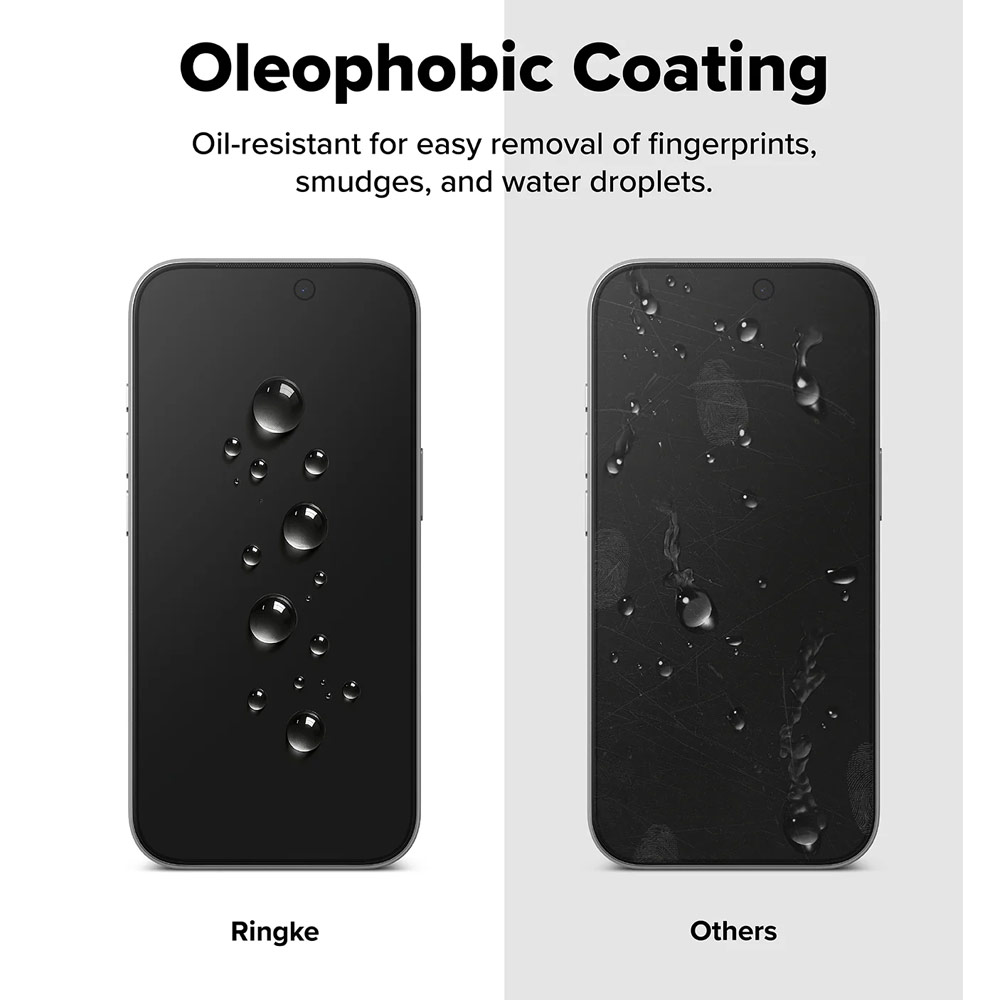 Picture of Apple iPhone 17 6.3 Screen Protector | Ringke Easy Slide Privacy Tempered Glass Screen Protector for iPhone 17 6.3  (Privacy) 2pcs