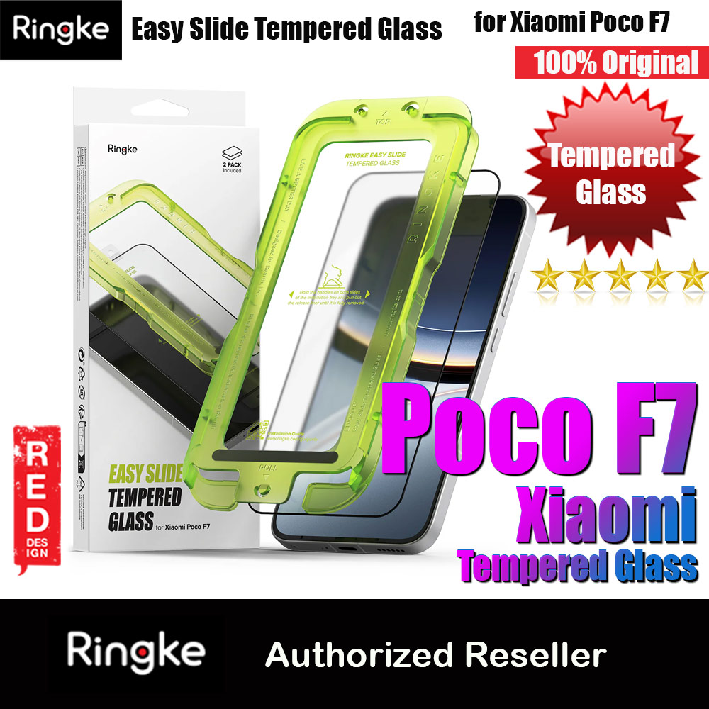 Picture of Ringke Easy Slide Tempered Glass Screen Protector for Xiaomi Poco F7 (Clear) 2pcs Xiaomi Poco F7- Xiaomi Poco F7 Cases, Xiaomi Poco F7 Covers, iPad Cases and a wide selection of Xiaomi Poco F7 Accessories in Malaysia, Sabah, Sarawak and Singapore 