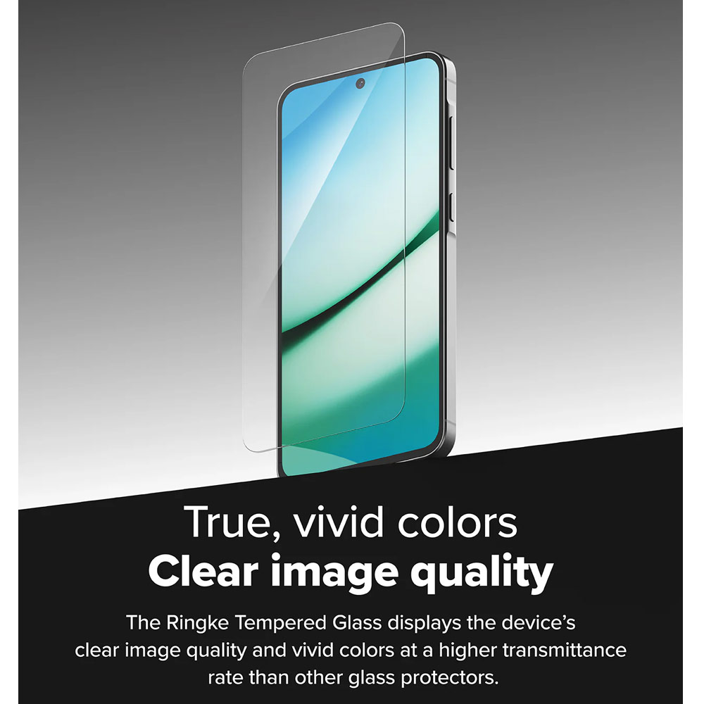 Picture of Samsung Galaxy A36 Screen Protector | Ringke Easy Slide Tempered Glass Screen Protector for Samsung Galaxy A36 (Clear) 2pcs