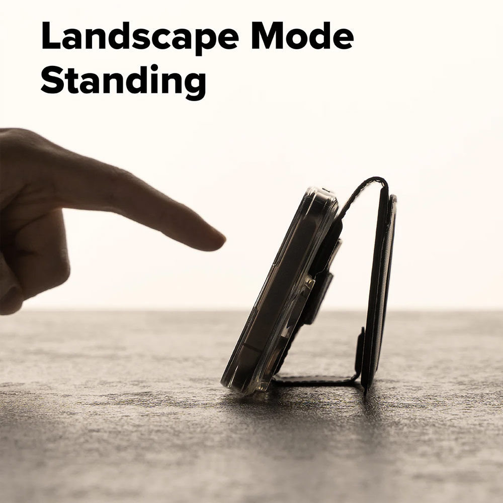 Picture of Apple iPhone 15 Plus 6.7  | Ringke Folio Grip Wallet Magnetic Flip Cover Card Holder for iPhone 16 Pro Max iPhone 16 Plus (Black)